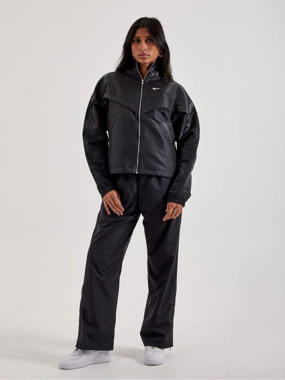 Nike Black Women's Track Joggers - Relaxed Fit